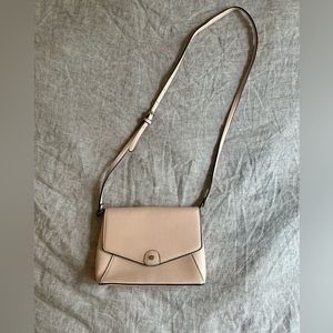 Pale pink cross body bag